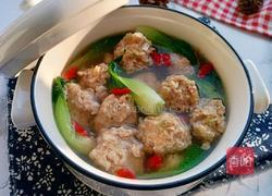 青菜丸子汤的做法图解13