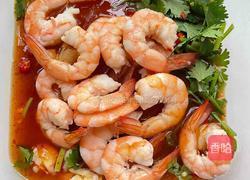 酸辣柠檬虾的做法图解8