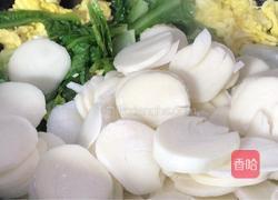 青菜蛋炒年糕的做法图解7