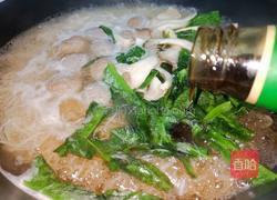牛肉丸平菇米粉的做法图解7