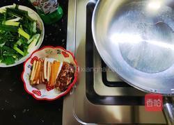 蒜苗炒香干的做法图解2