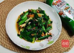 蒜苗炒香干的做法图解8