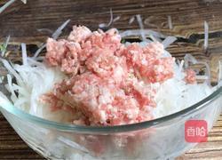 蒸萝卜丸子的做法图解4