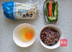 海鲜菇炒饭的做法图解2