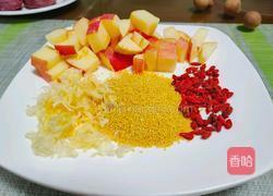 苹果银耳小米糊的做法图解2