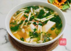 开洋豆腐海鲜菇汤的做法图解9