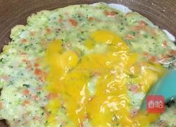 西兰花蛋饼卷的做法图解7