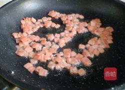 培根玉米炒饭的做法图解4