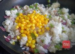 培根玉米炒饭的做法图解7