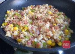 培根玉米炒饭的做法图解10