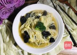 木耳汤面的做法图解8