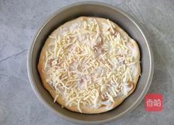 杂蔬火腿披萨的做法图解3