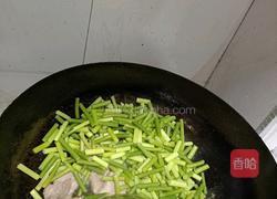 蒜苔炒肉的做法图解11