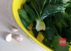 蒜蓉蚝油青菜的做法图解1