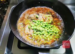 海鲈鱼烧毛豆子的做法图解9