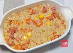 香肠时蔬焗饭的做法图解8