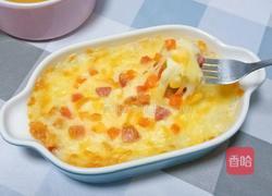 香肠时蔬焗饭的做法图解12