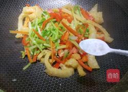 肉皮炒三丝的做法图解10