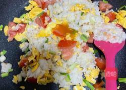 番茄鸡蛋炒饭的做法图解11