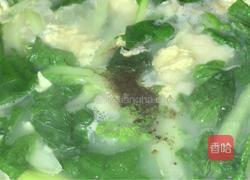 青菜鸡蛋面疙瘩的做法图解8