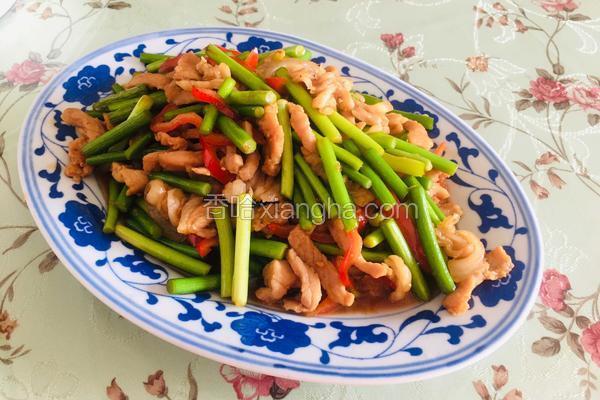 蒜苔过油肉