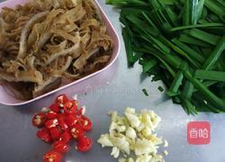 百叶韭菜的做法图解3