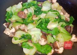 香菇炒上海青的做法图解14