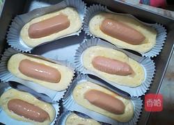 香肠肉松面包的做法图解6