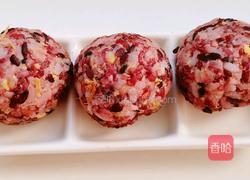 三色糙米团的做法图解14