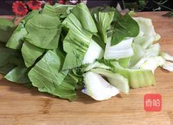 青菜炒印儿粑的做法图解2