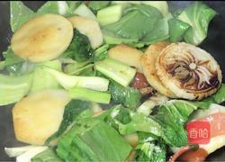 青菜炒印儿粑的做法图解6