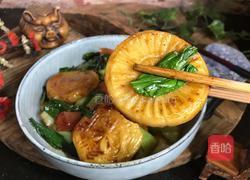 青菜炒印儿粑的做法图解7