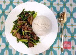 蒜苔猪头肉饭 的做法图解10