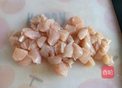 口蘑炒鸡胸肉盖浇饭的做法图解4