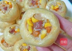 腊肠时蔬米饭包的做法图解12