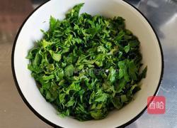 芹菜叶小饼的做法图解3
