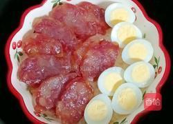 腊肠鹌鹑蛋蒸饭的做法图解6