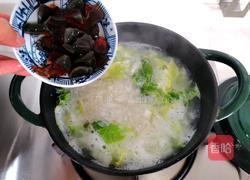 皮蛋蔬菜粥的做法图解5