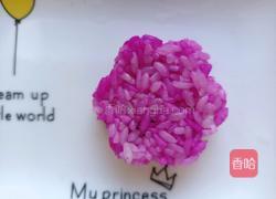 火龙果花朵饭团的做法图解7