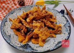 酥炸平菇的做法图解12