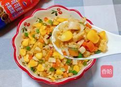 火腿肠肉松拌饭的做法图解11