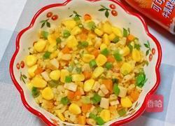 火腿肠肉松拌饭的做法图解10