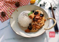 莲藕炒肉盖浇饭的做法图解13