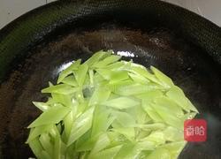莴笋炒肉的做法图解6