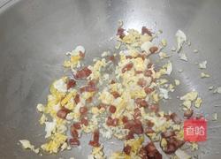 包菜炒饭的做法图解4