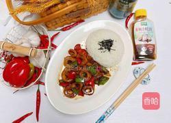 彩椒面筋盖饭的做法图解13