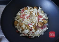 卷心菜香肠焖饭的做法图解6