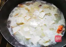 Illustration of swimming crab tofu soup 7