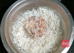 大米鹌鹑蛋蒸肉丸的做法图解6