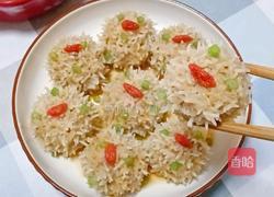 大米鹌鹑蛋蒸肉丸的做法图解10